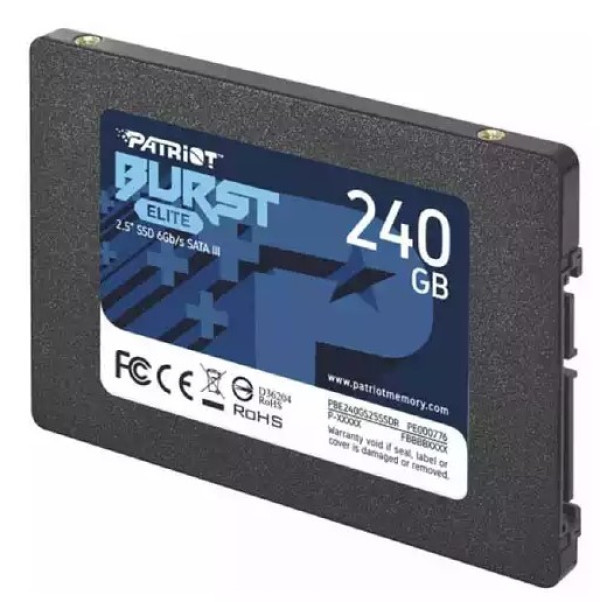 SSD 2.5 SATA3 6Gb/s 240GB Patriot Burst Elite 450MBs/320MBs PBE240GS25SSDR