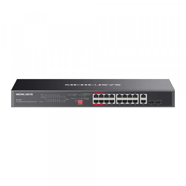 MERCUSYS MS120GP(UN) 20-Port Gigabit Rackmount Switch with 16-Port PoE+