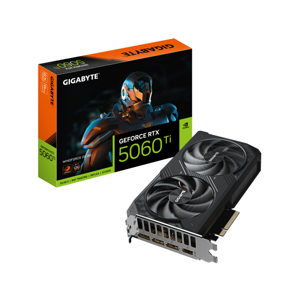 SVGA Gigabyte RTX 5060 Ti Windforce 8GB GV-N506TWF2OC-8GD