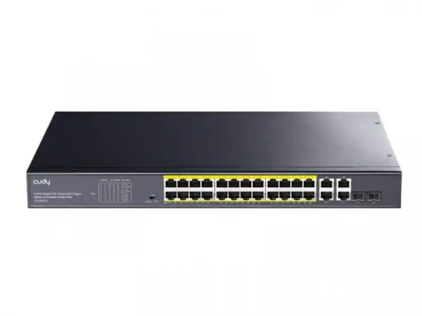Svič 101001000 24-port Cudy GS1028PS2 PoE+2 SFP ports 300W