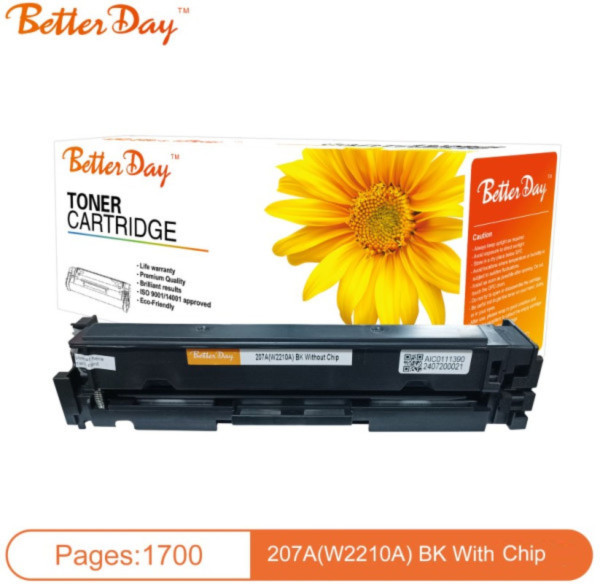 Toner BetterDay 207A(W2210A cip) M255/M283 crg067 zam. kaseta za HP Black 1.7k (sa cipom)