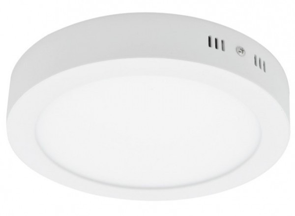 LED okrugla nadgradna panel svetiljka 12W 6500K dnevno svetlo 120mm LNP-O-12/W-B 35x175 mm