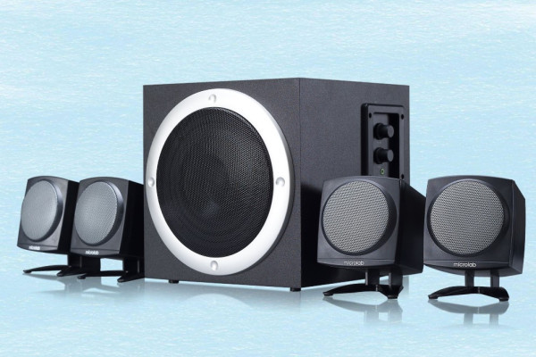 Microlab TMN-3/4.1BT Aktivni drveni zvucnici 4.1 sistem 32W RMS (12W+7W*2+3W*2) 3,5mm