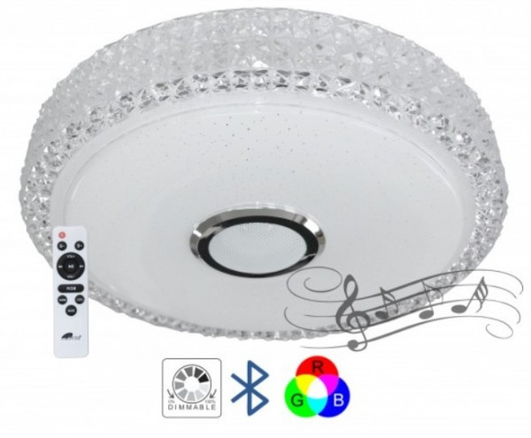 LED SMD plafonjera M205440-BT/WRGB 2x18W 350mm sa zvucnikom 5W,bluetooth, Android/iOS APP iLink