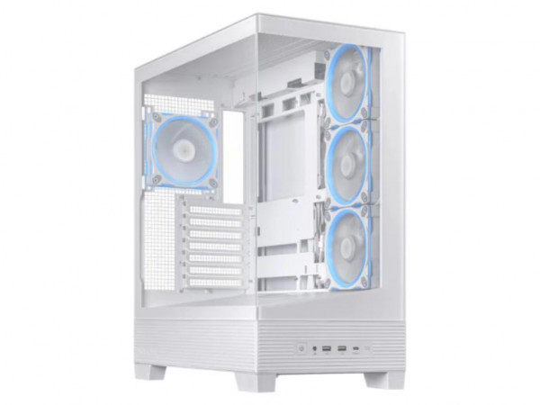 Kucište ASUS A31 PLUS TG ARGB Mid TowerATXMicro ATXMini ITXbez napajanjaRGBbela' ( '90DC00R3-B19000' ) 