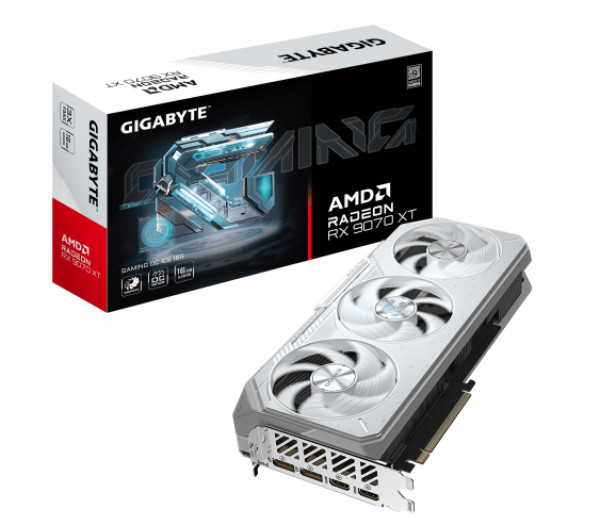 Radeon RX 9070 XT GAMING OC ICE 16GB ( GV-R907XGAMINGOCICE-16GD ) 