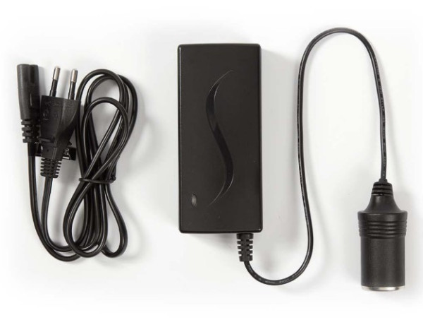 POCO100 DC konverter sa 230V AC 50 Hz na 12V DC Cigar uticnica, 60W, Utika? sa uzemljenjem, Crna