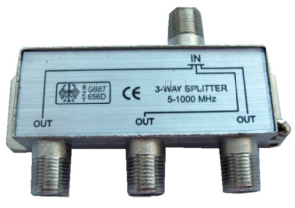 Antenski razdelnik 1 ulaz 3 izlaza Spliter