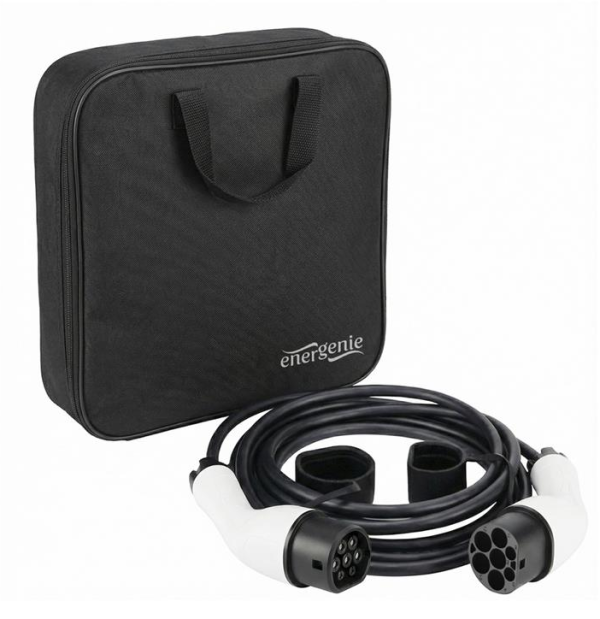 EV-T2MF-11KW-4M Gembird Kabl za punjenje Tip 2, 16A, trofazni (11 kW), 4 m