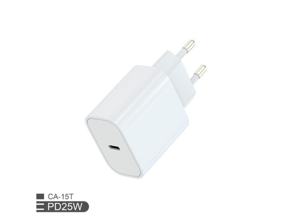 Zidni punjac FULMOVA GAN PD25Wbela sa USB-C kablom' ( 'AHDSC1229' ) 
