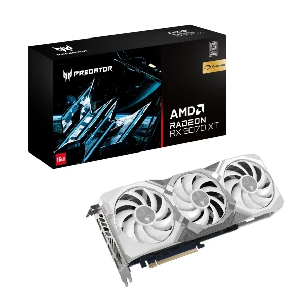Grafička karta Acer PB RX9070XT 16G White Edition OC - Predator 16GB DDR6 256bit3xDPHDMI