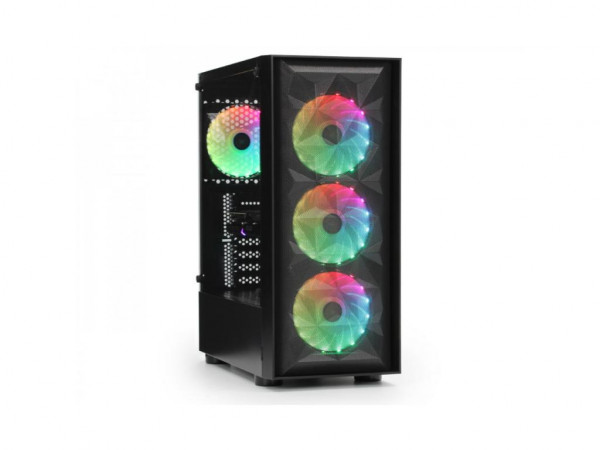 Kucište IG-MAX  N1907 OCTAGON 4F Mid TowerATXMicro ATXMini ITXRGBbez napajanjacrna' ( 'N1907' ) 