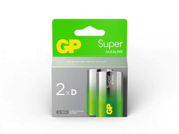 GP baterije LR20-SB2 D Super Alkaline