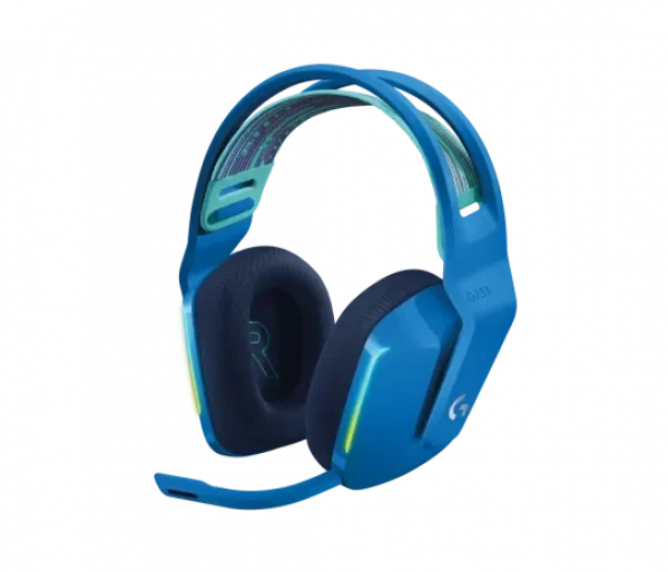 Bežične slušalice sa mikrofonom Logitech G733 Lightspeed Blue