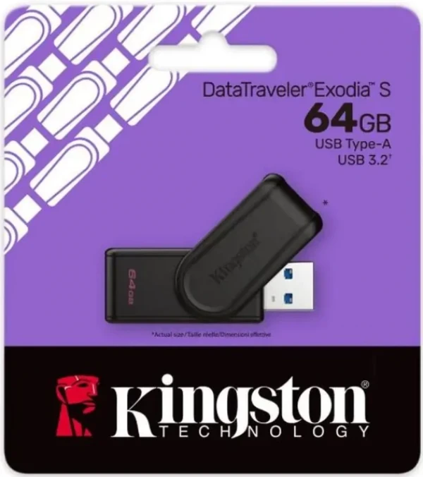 KINGSTON 64GB DTXS/64GB USB Flash memorija 3.2 Black