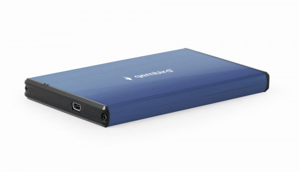 HDD External Enclosure, 2.5'', SATAIII, USB3.0, Brushed aluminium, Deep blue ( EE2-U3S-3-DB ) 