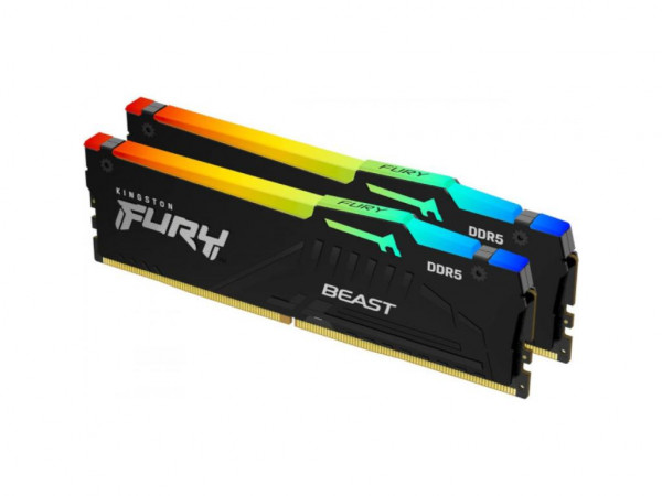 Memorija KINGSTON 16GB(2x8GB)DIMMDDR55600MHzCL40FURY Beast' ( 'KF556C40BBAK2-16.E' ) 