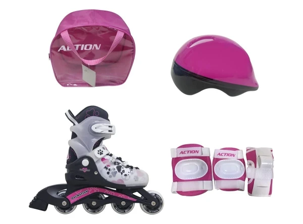 Roleri za decu XS (26-29)ABEC-5roza