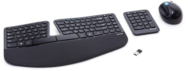 Miš+tastatura MICROSOFT Sculpt Ergonomic Desktopbezicnacrna' ( 'L5V-00021' ) 