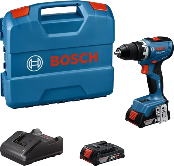 Akumulatorska bušilica - odvrtač Bosch GSR 18V-65; 18V; 2x2,0Ah + kofer