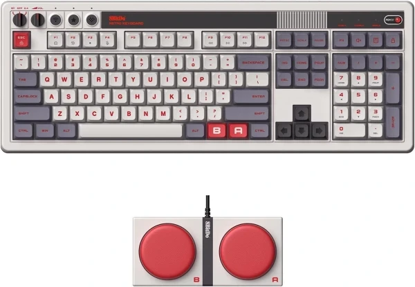Bežična tastatura 8BitDo Retro 108mehaničkaN Edition + Dual Super Buttons