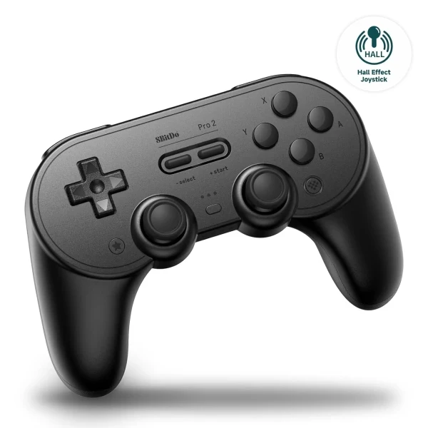Bežični gamepad 8BitDo Pro 2 BT2.4GhzMulti platformVibracijaHall EffectTMRBlack
