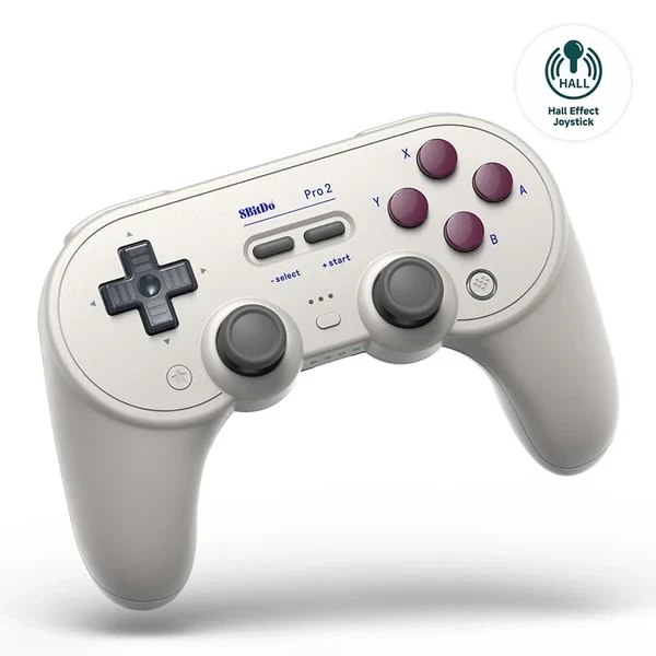 Bežični gamepad 8BitDo Pro 2 BT2.4GhzMulti platformVibracijaHall EffectTMRG Classic