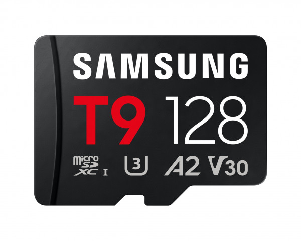 MicroSD 128GB, T9, SDXC, UHS-I U3 V30 A2, Read up to 200MB/s, Write up to 130MB/s,  for 4K and FullHD video recording ( MB-MH128T/WW ) 