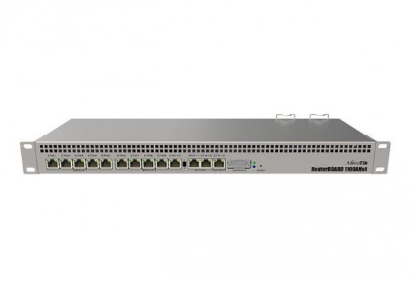 MikroTik RB1100Dx4 Ruter, 13x Gigabit, 60GB M.2 SSD