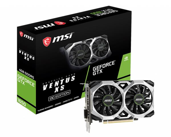 VGA MSI GTX 1650 VENTUS XS 4G