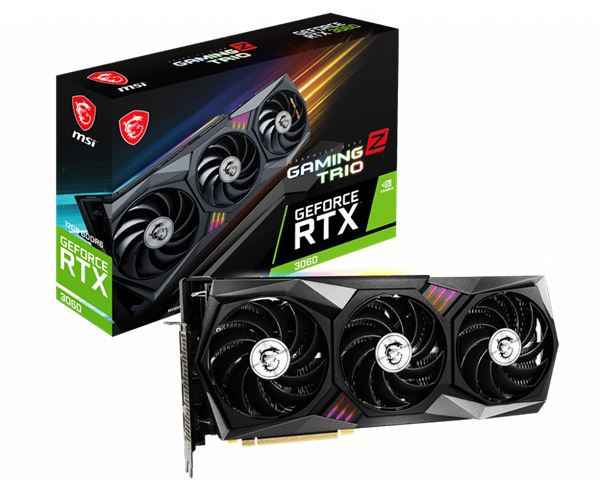 VGA MSI RTX 3060 GAMING Z TRIO 12G