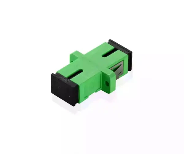 SC-APCSC-APC singlemode fiber simplex adapter (1 x SC-APC SM), zeleni