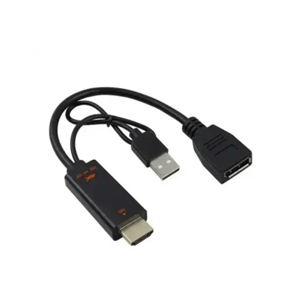 HDMI M. na Displayport M. F. Konvertor Kettz H2DP-023 0.23CM 4K 60Hz