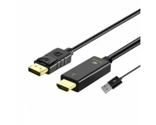 Kabl Displayport - HDMI MM +USB 2.0Linkom 1.8m