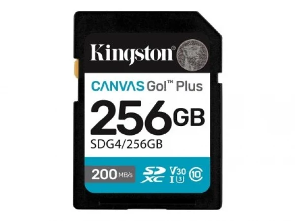 SD Card Kingston 128GB Canvas Go Plus SDG4256GB