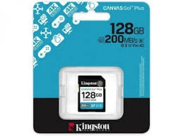 SD Card Kingston 128GB Canvas Go Plus SDG4128GB