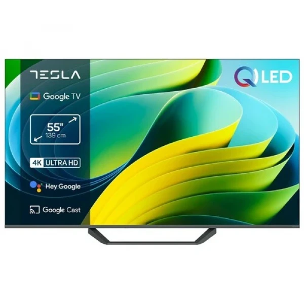 SMART QLED TV 55 Tesla Q55E655GUS 3840x2160UHD4KDVB-TT2CSS2GoogleTV