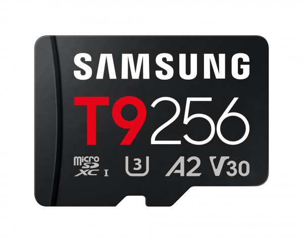 MicroSD 256GB, T9, SDXC, UHS-I U3 V30 A2, Read up to 200MB/s, Write up to 130MB/s,  for 4K and FullHD video recording ( MB-MH256T/WW ) 