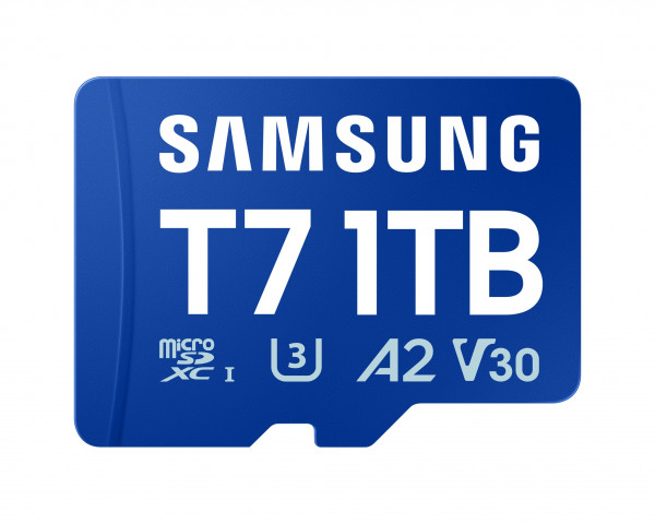 MicroSD 1TB, T7, SDXC, UHS-I U3 V30 A2, Read up to 170MB/s, Write up to 130MB/s,  for 4K and FullHD video recording ( MB-MB1T0T/WW ) 