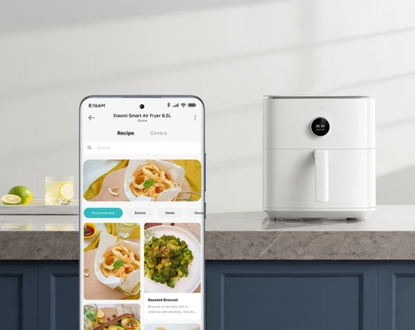 XIAOMI Smart 6.5l AirFryer BHR083MEU,LCD ekran,1800 W,digitalna,kontrola na dodir,bela