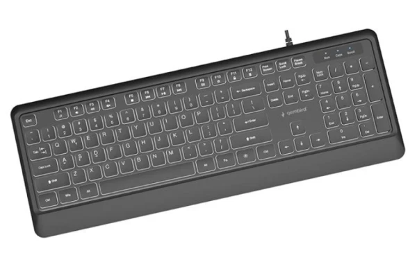 KB-UML-04 Gembird Tanka ži?ana osvetljena tastatura, crna, US raspored