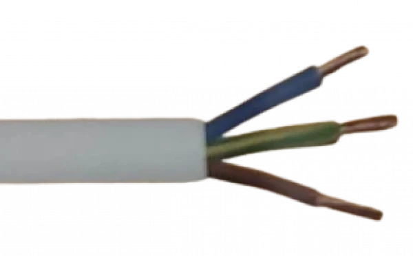 KABL-PVC-3X2.5CCA/PVC/100M,Gembird Fleksibilni naponski kabl,Beli