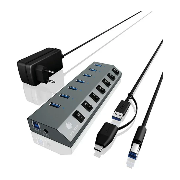 USB3.0 HUB 7Port ICY BOX 7xUSB3.0