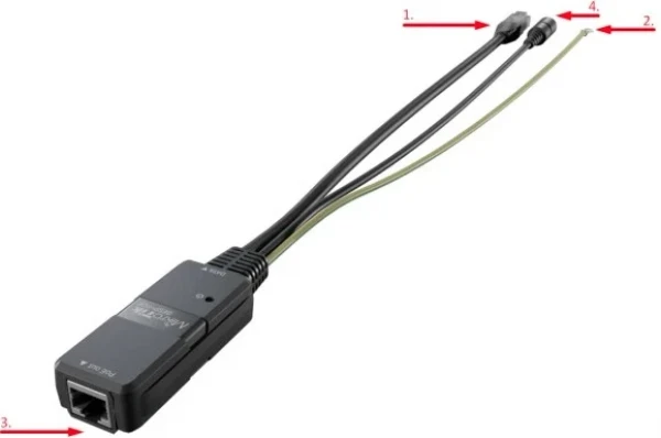 MikroTik GESP+PoE-IN Gigabit PoE injector,crna