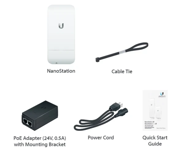 Ubiquiti UQ-NSM5-LOCO NanoStation M5 LOCO 5GHz, 13 dBi, MIMO 2x2 tehnologija