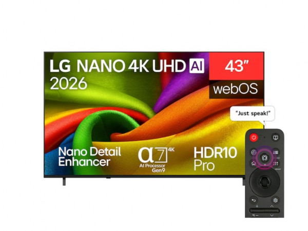 Televizor LG 43NU850B3LALED43''4K Ultra HDsmartwebOS 26crna' ( '43NU850B3LA' ) 