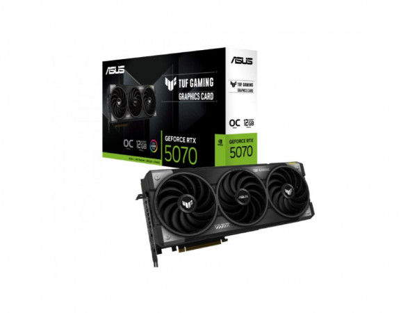 Graficka karta ASUS TUF RTX 5070 12GBGDDR7192bitcrna' ( 'TUF-RTX5070-O12G-GAM' ) 