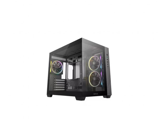 Kucište DeepCool CG330Micro-ATXITXATX PS2SFXSFX-Lbez napajanjakaljeno stakloARGBcrna' ( 'R-CG330-BKNGM3-G' ) 