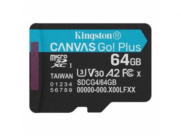 Memorije kartice KINGSTON SDCG464GBSPCanvas Go! PlusmicroSD200100MBs' ( 'SDCG464GBSP' ) 