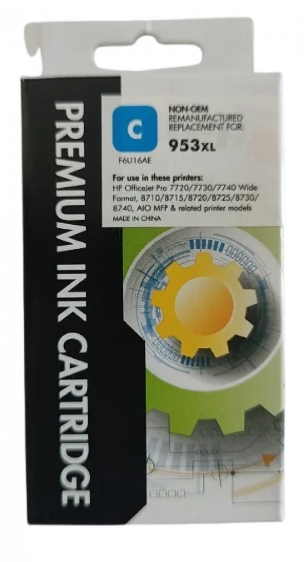 Inkjet compatible za HP F6U616AE(#953XL)/CY/SCC Cyan